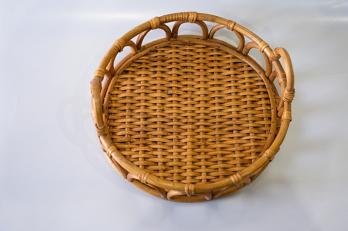 Bandeja em Rattan com Alças
