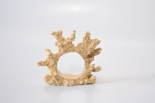 Porta Guardanapo Anel Coral