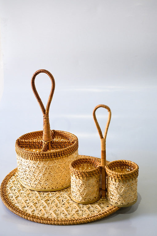 Jogo americano Rattan Natural - Coleção Naturalis