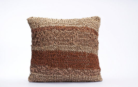 Almofada couro - Quadrada