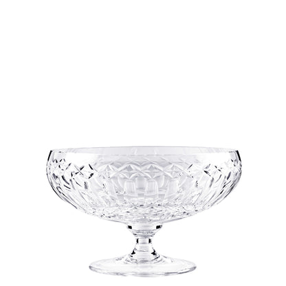 Taça Alta de Cristal Lapidado