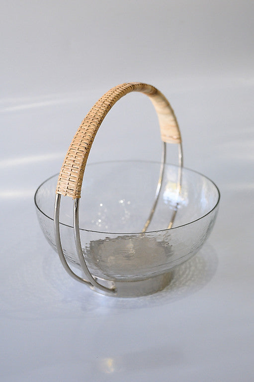 Champanheira com Alça de RattanChampanheira com Alça de Rattan