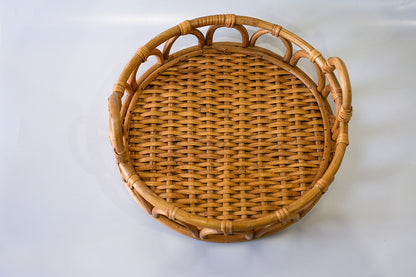 Bandeja em Rattan com Alças