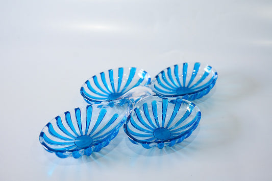 Petisqueira c/ 2 pratos  em Bio Plástico Vita Turqueza