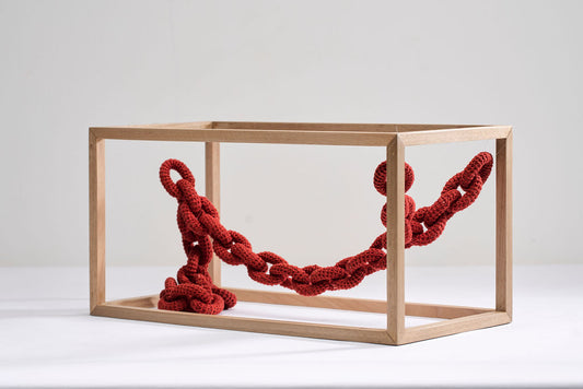 Escultura Paralelepípedo Mini Corrente
