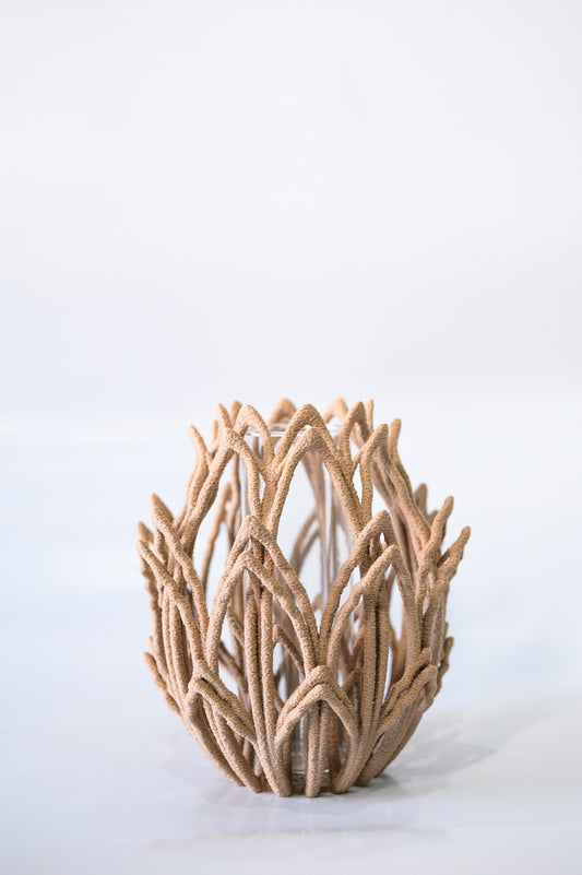 Vaso Zinnia Nude - Pequeno
